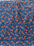 Equestrian Helmet Bags//Foxes!//Fox Hunting//Navy Rust Color//Horses//Drawstring Bag//waterproof lining