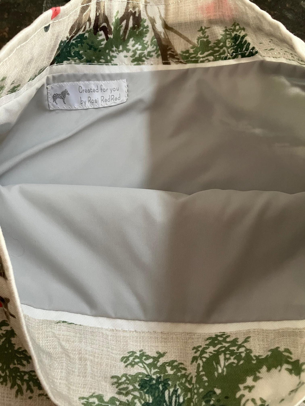 Equestrian Helmet Bags//Green Hunt Scenes//Fox Hunting//Horses//Drawstring Bag//waterproof lining