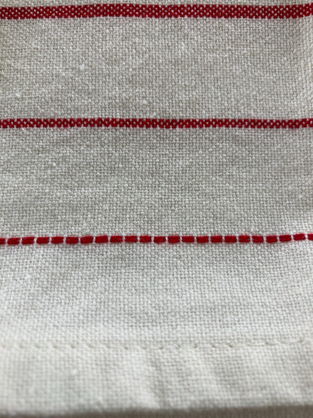 Red and Cream Striped Towels//Moda 100% Cotton Kitchen Towels//tea towel//dish towel//kitchen gift//housewarming/