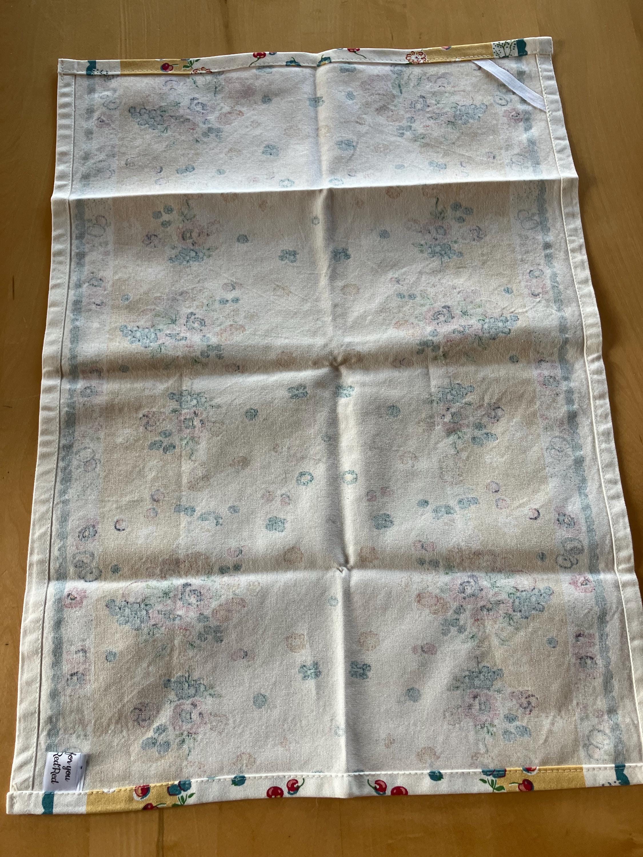 Granny Garden  100% Soft Cotton Kitchen Towels//Moda tea towel//kitchen gift//housewarming