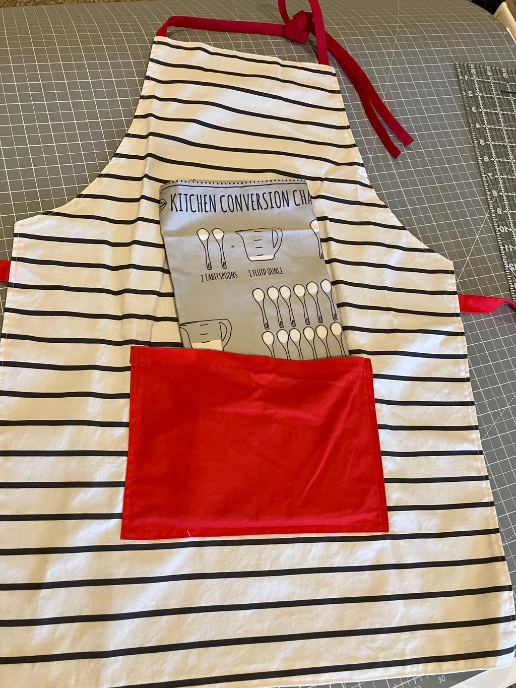 Kitchen Apron + Towel Set