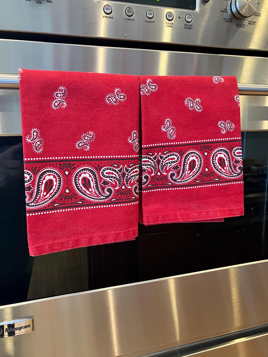Cowboys & Broncos Kitchen Towels//Western theme//Horses//Moda 100% Cotton Towels
