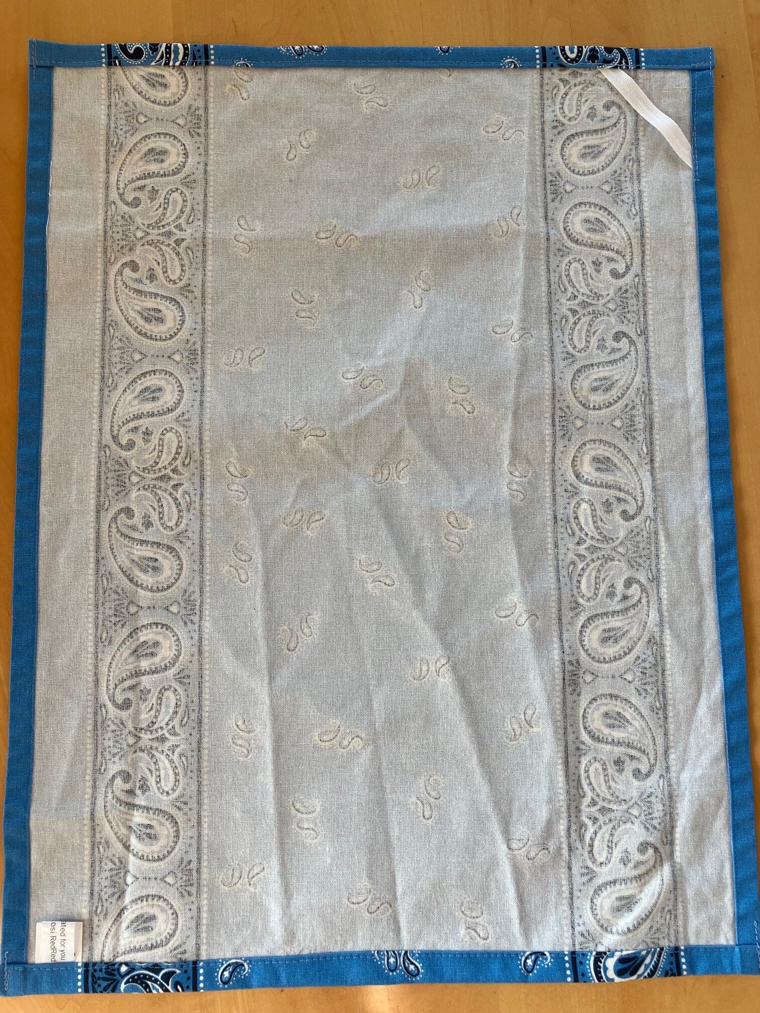 Blue Bandana Kitchen Towels//Western//Moda//100% Cotton Towels