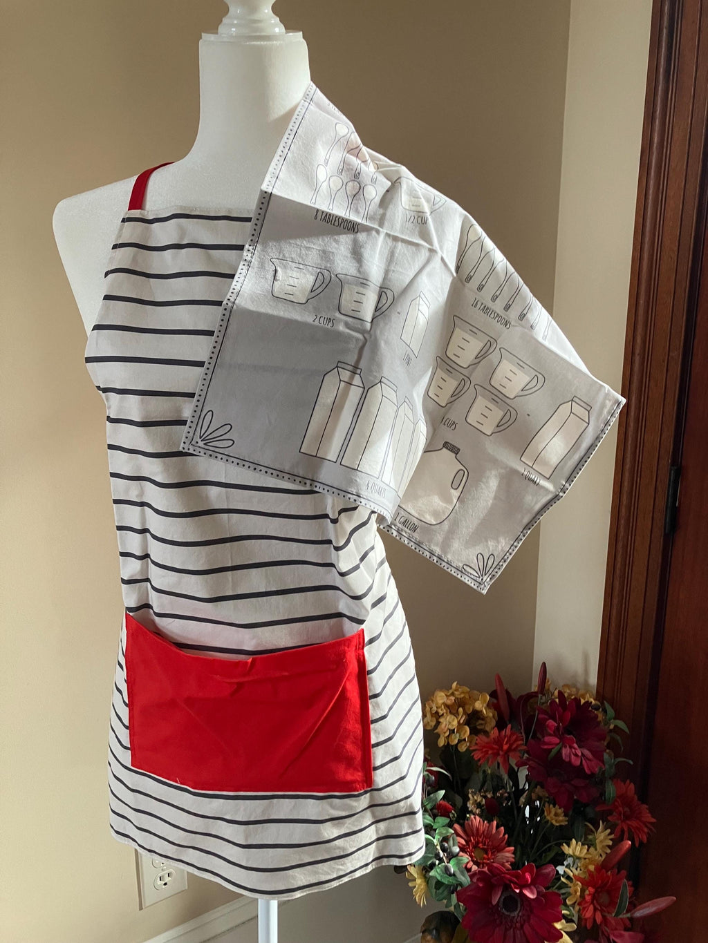 Kitchen Apron + Towel Set